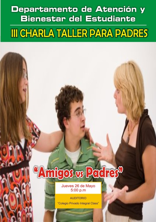 III CHARLA TALLER PARA PADRES 2011