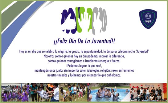 ¡FELIZ DÍA DE LA JUVENTUD!