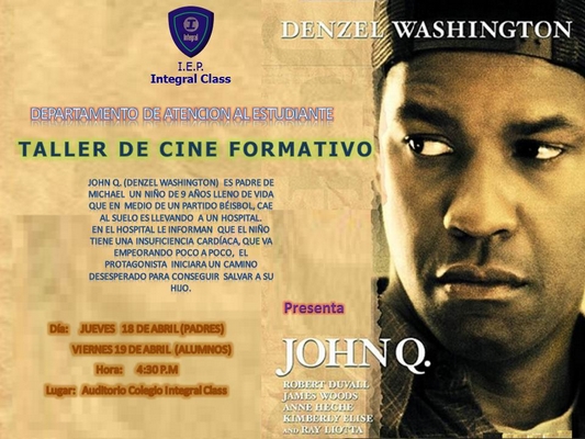 TALLER DE CINE FORMATIVO